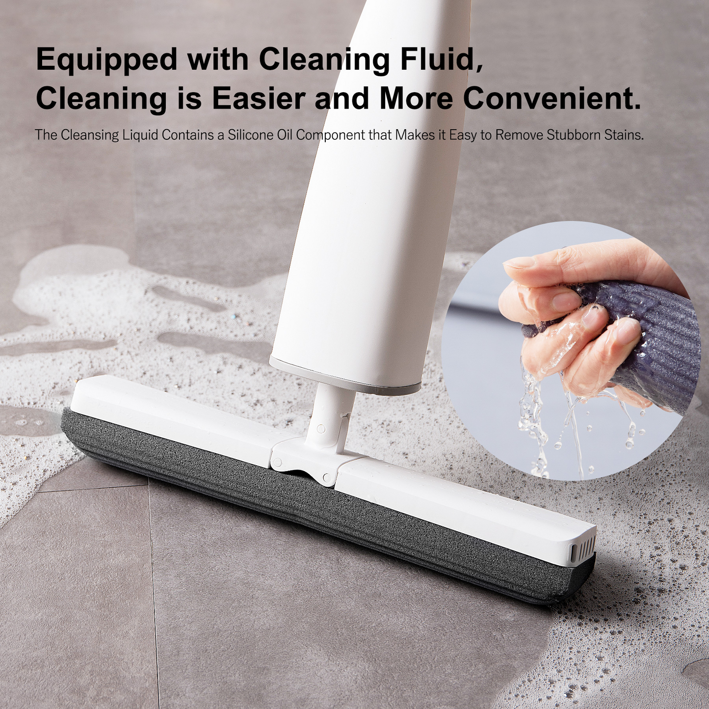 Hands-free Absorbent Cleaning Mop