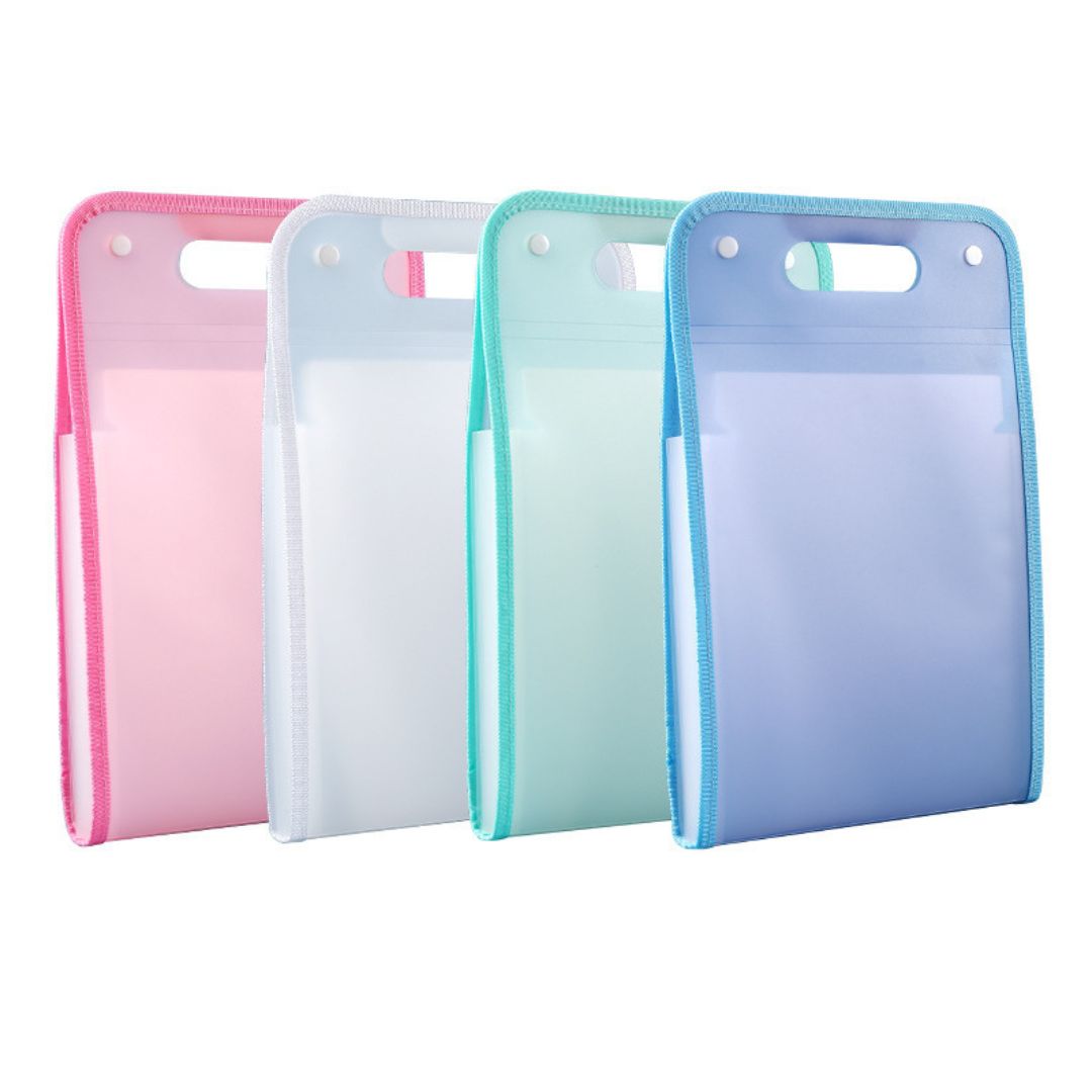 Upright Handheld Accordion File Organizer (2-Pack)