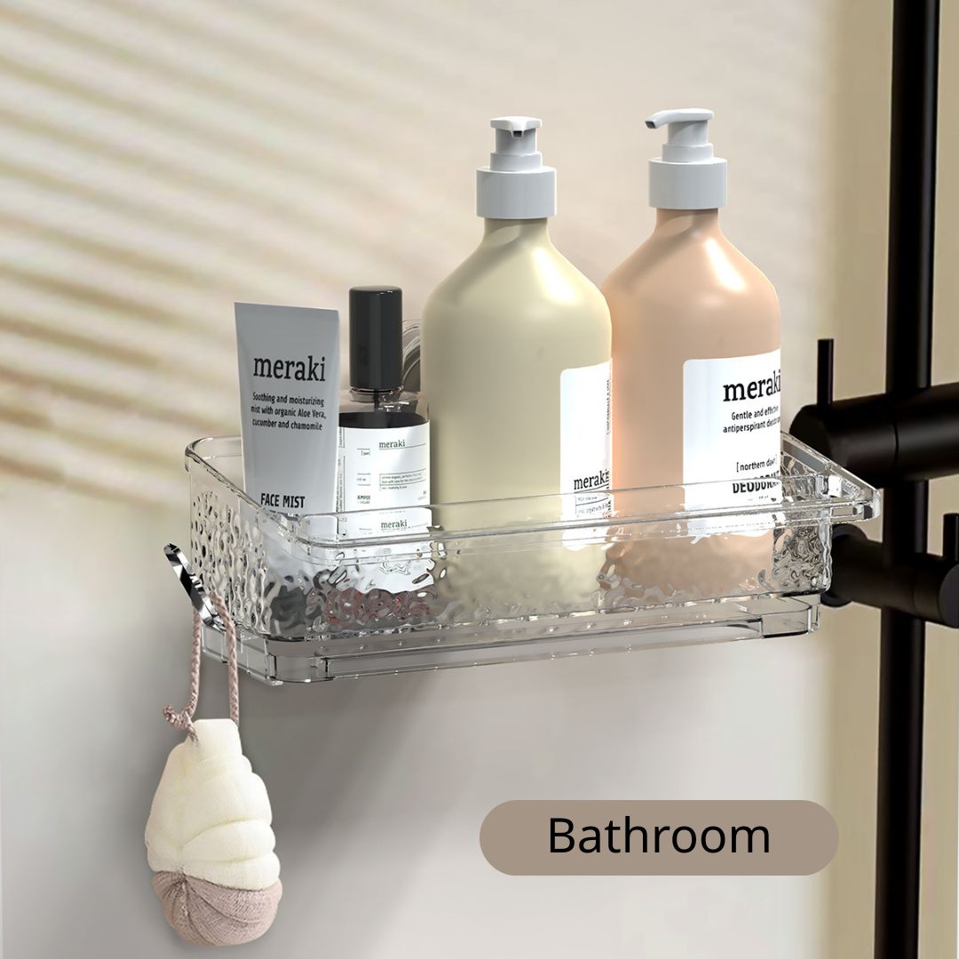 Large-Capacity Suction Kitchen Storage Rack