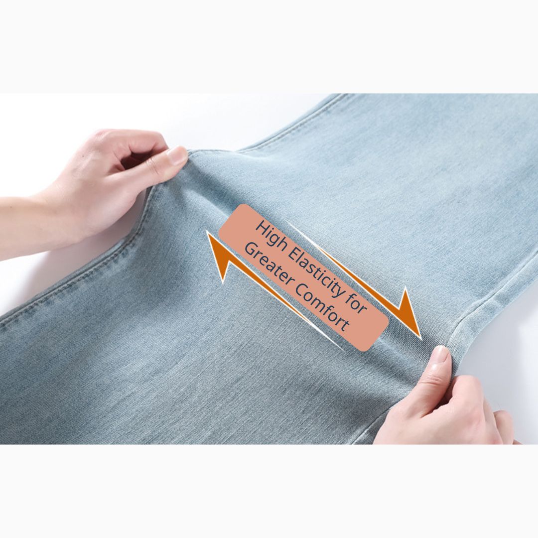 高腰寬鬆喇叭褲