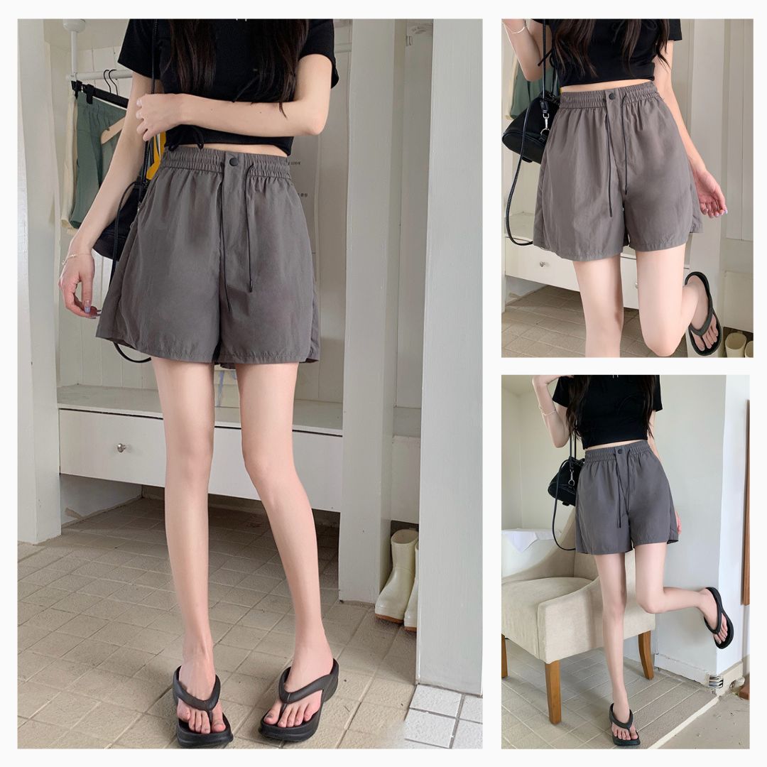 夏季顯瘦寬鬆休閒褲