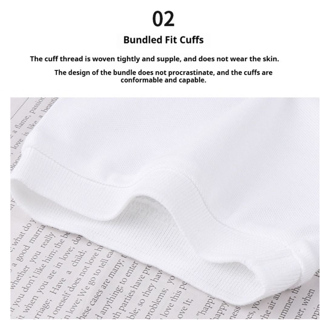 230g純綿素色POLO短袖T恤