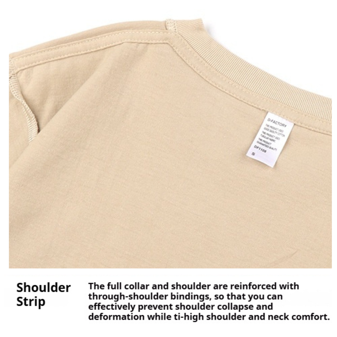 210g純色薄款純棉短袖T恤(2件起)