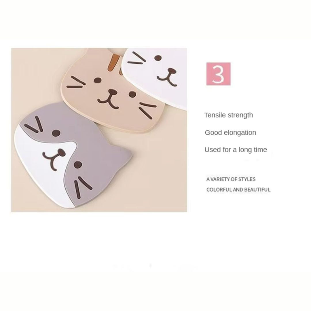 貓咪矽膠杯墊套裝(5 件)