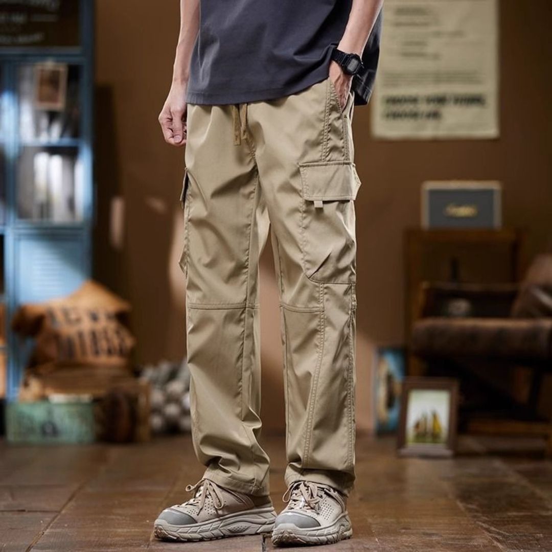 Loose Fit Straight Leg Cargo Pants