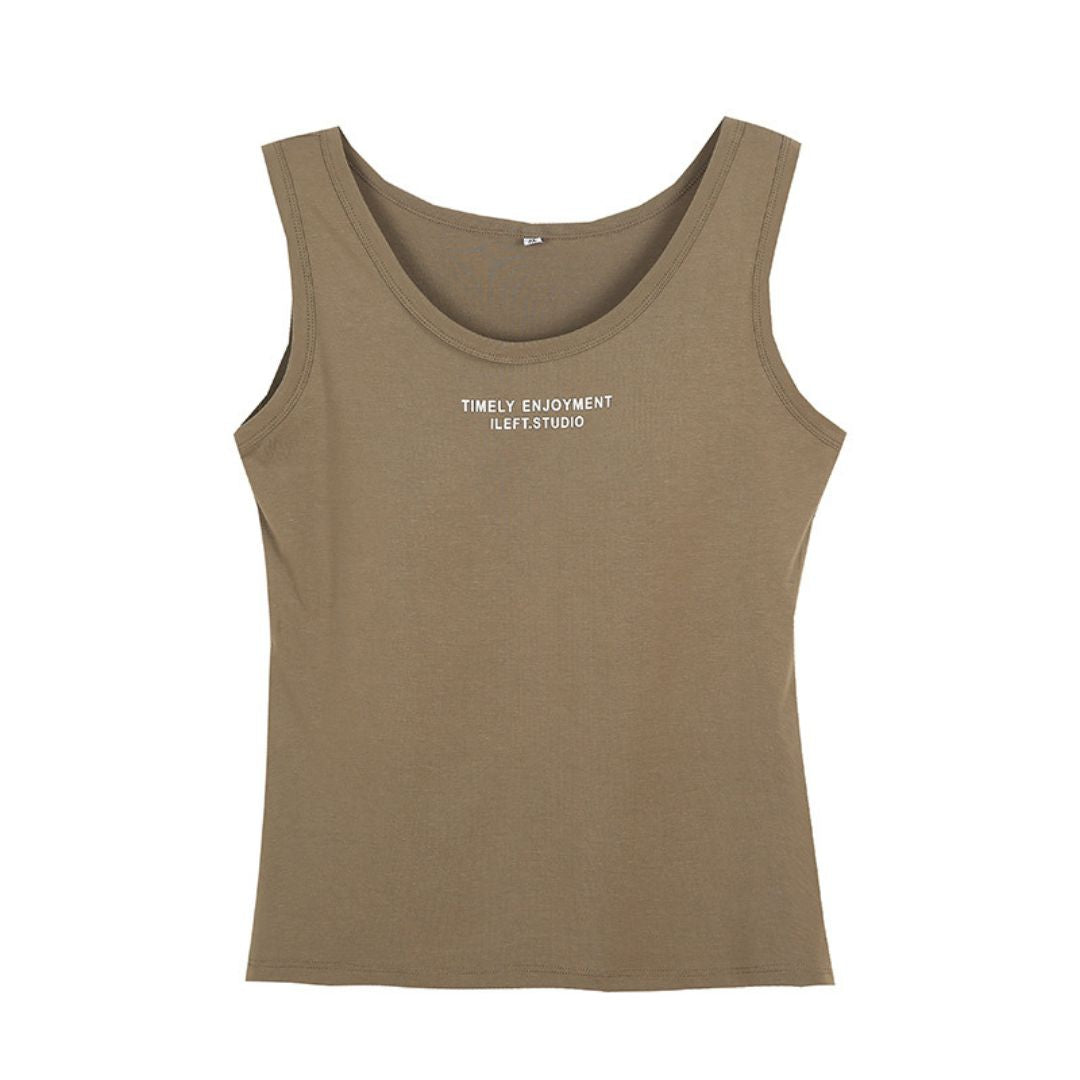 Vintage Style Camisole With Built In Bra Pads