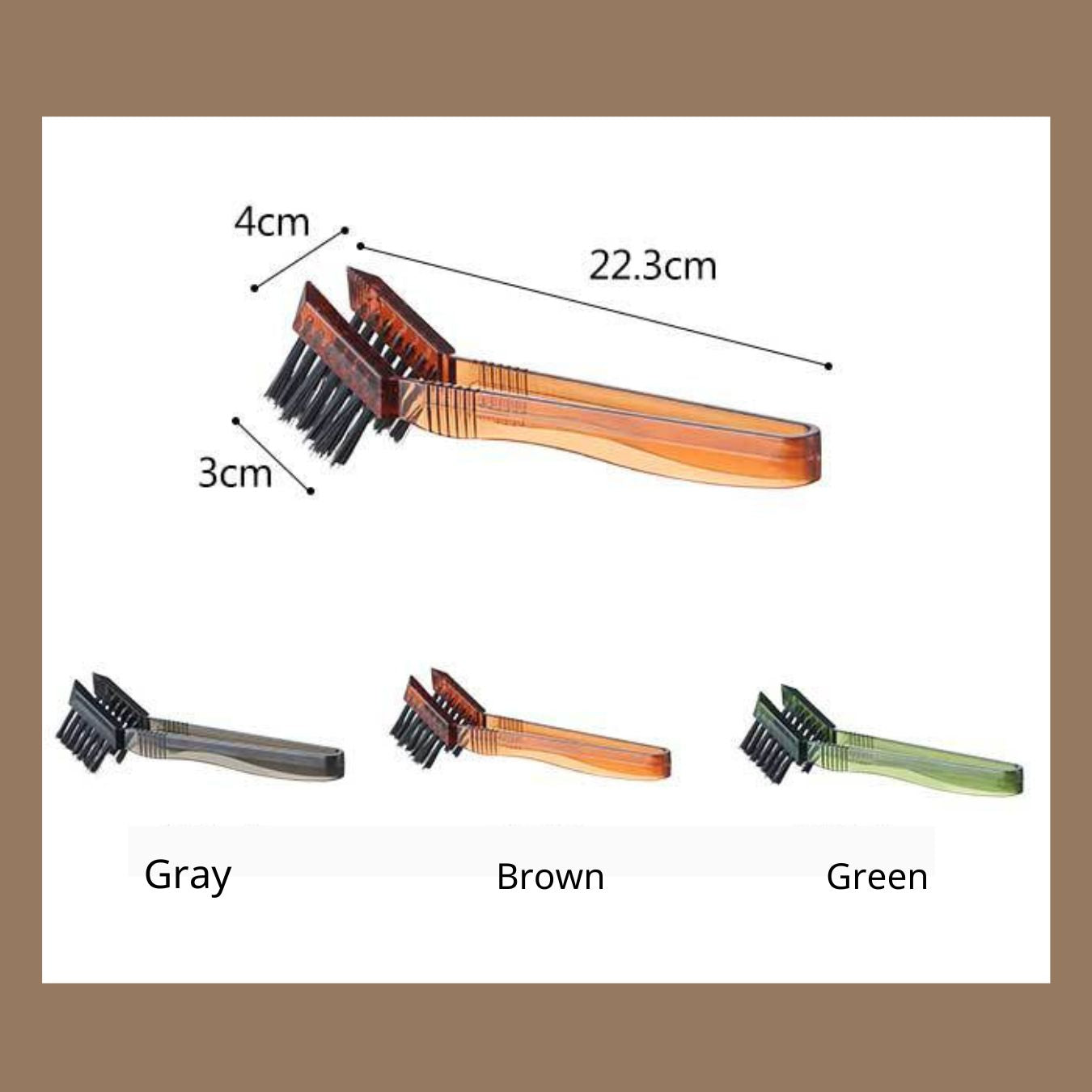 Multi-function Bathroom Gap Brush 2-in-1 Clip