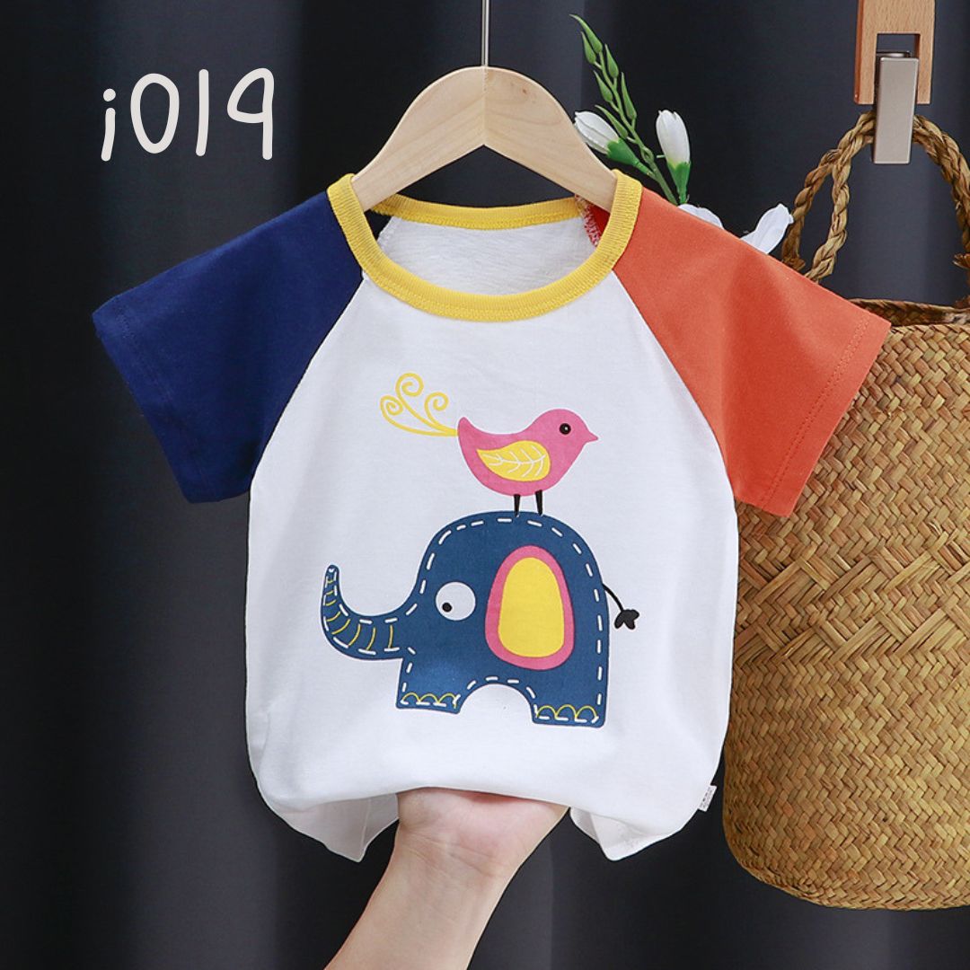 キッズ半袖コットンTシャツ(2枚以上)