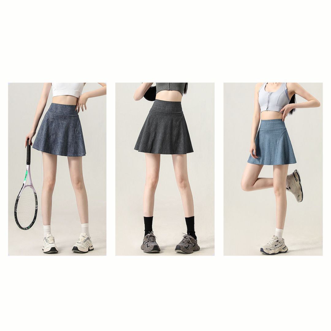 Lightweight Denim Skort