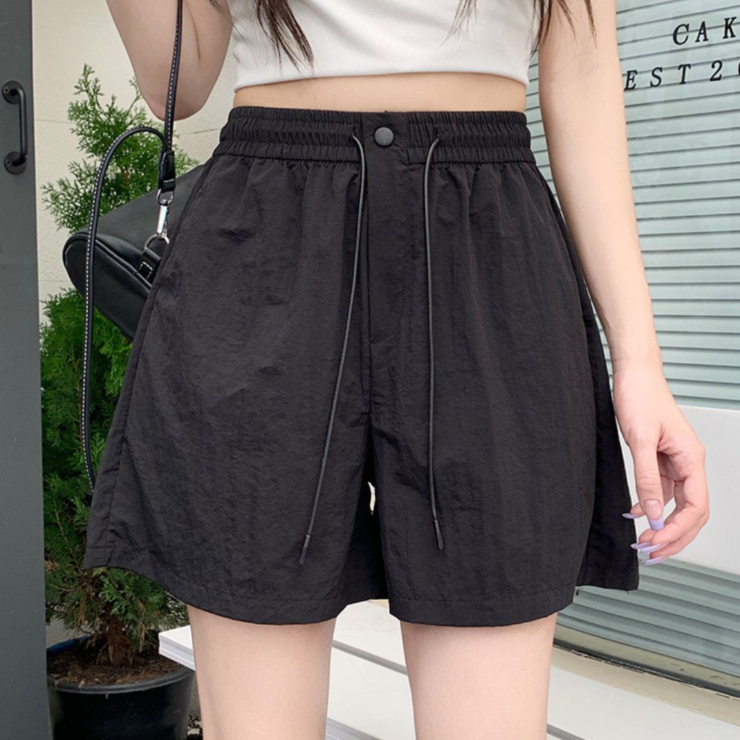 夏季顯瘦寬鬆休閒褲