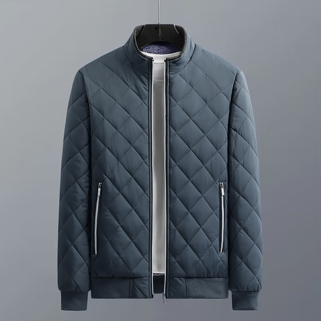 Men's Stand-Collar Casual Thermal Jacket