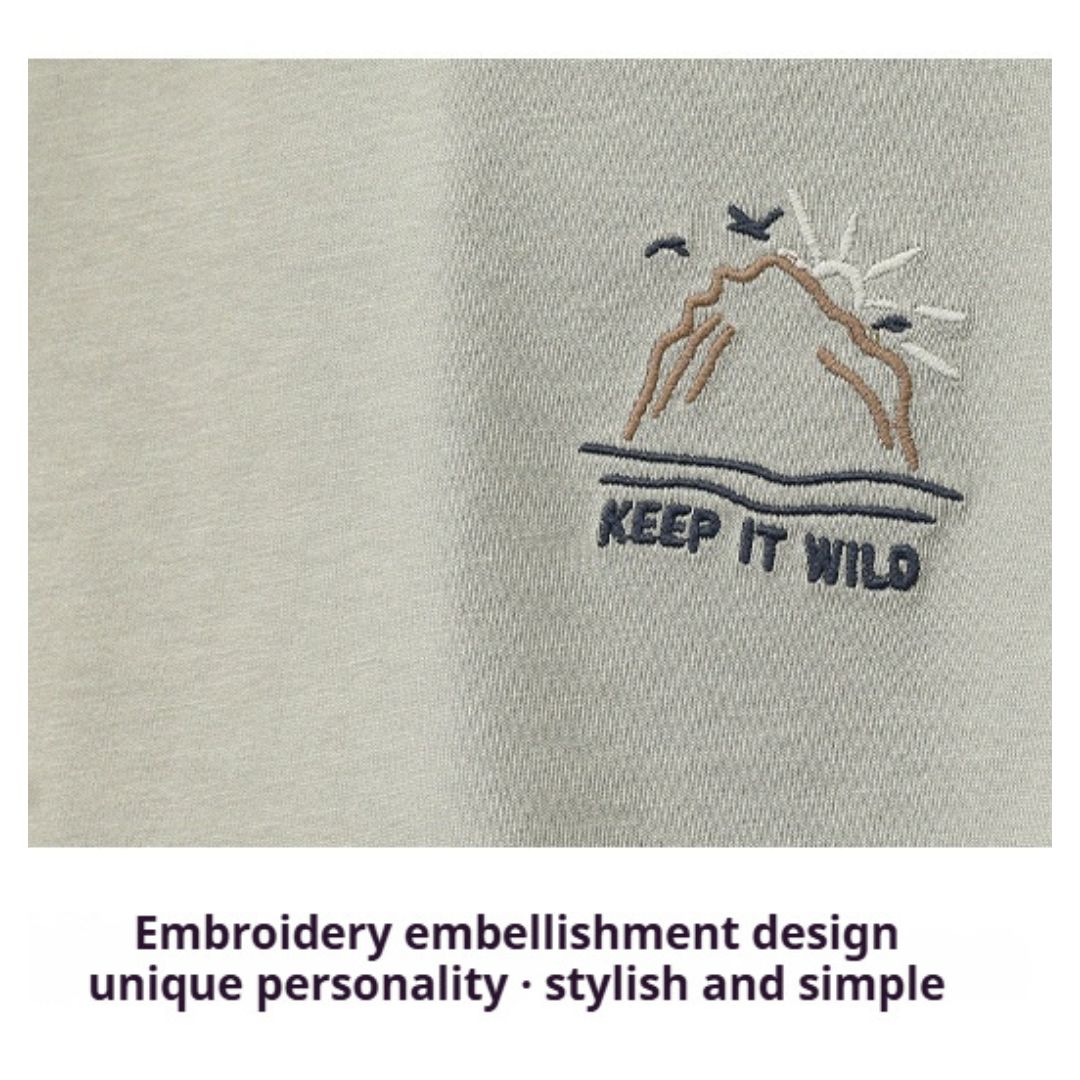 街頭潮男大圖案T卹