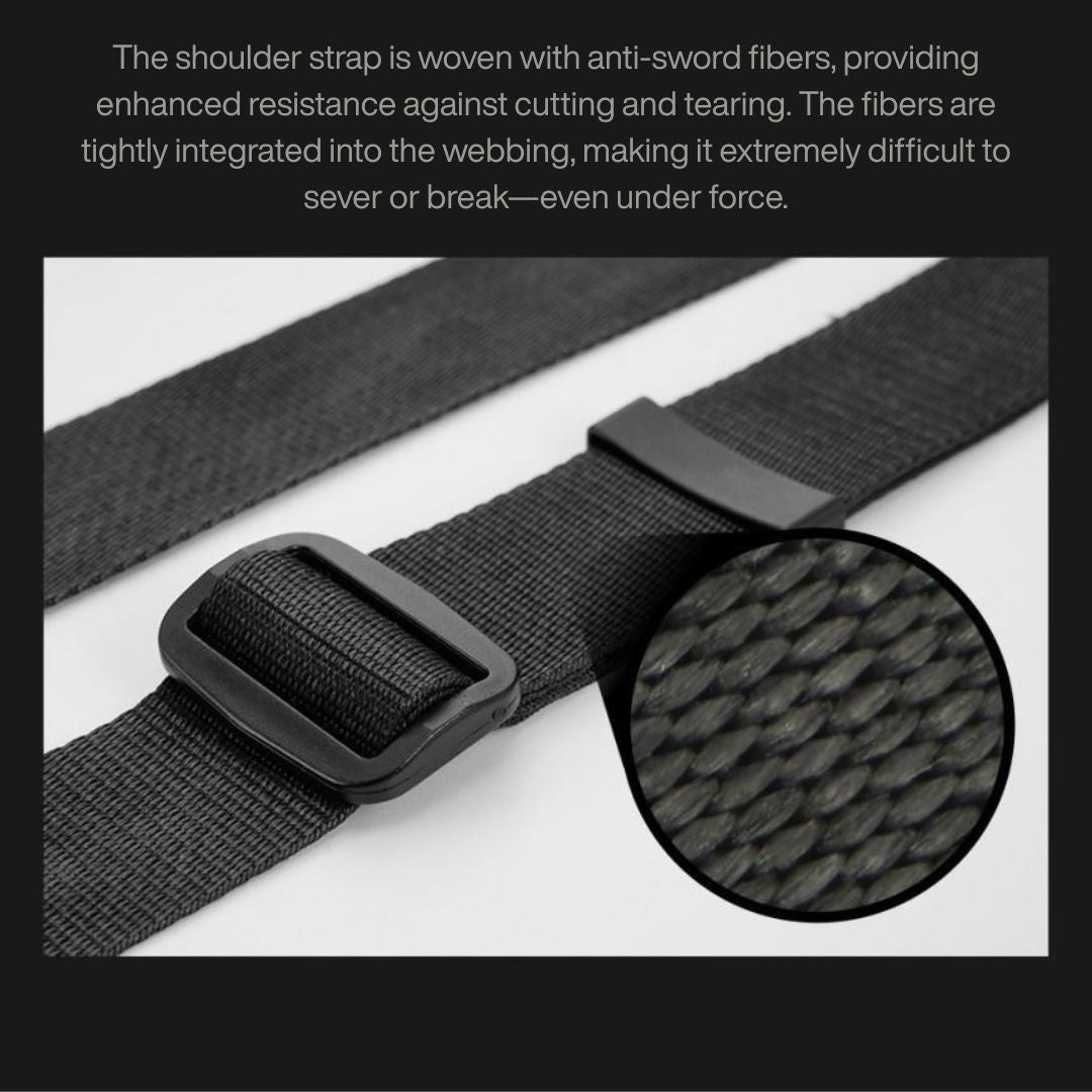 Brand-New Waterproof And Wear-Resistant Large-Capacity Crossbody Backpack