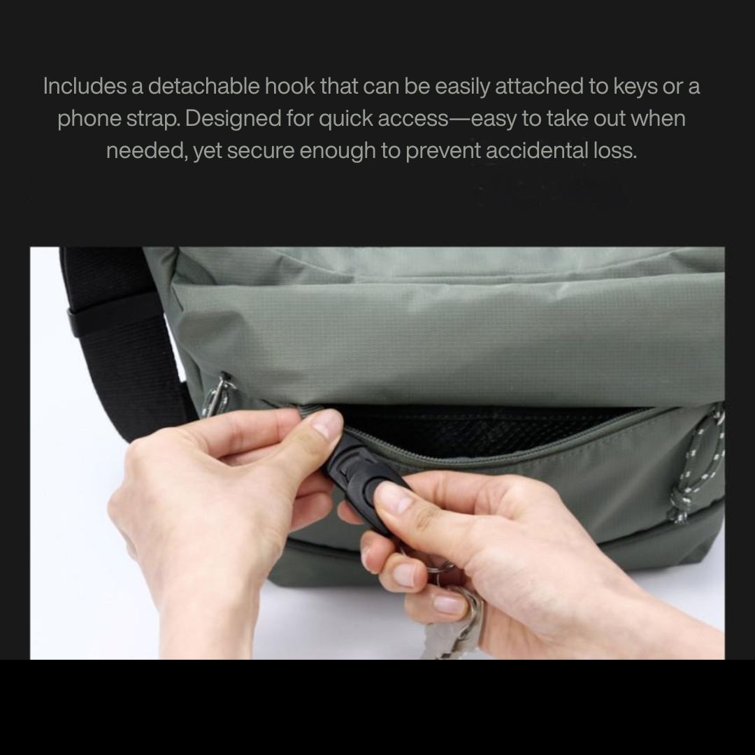 防水耐磨大容量斜跨背包