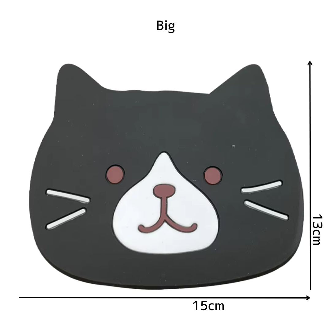 貓咪矽膠杯墊套裝(5 件)