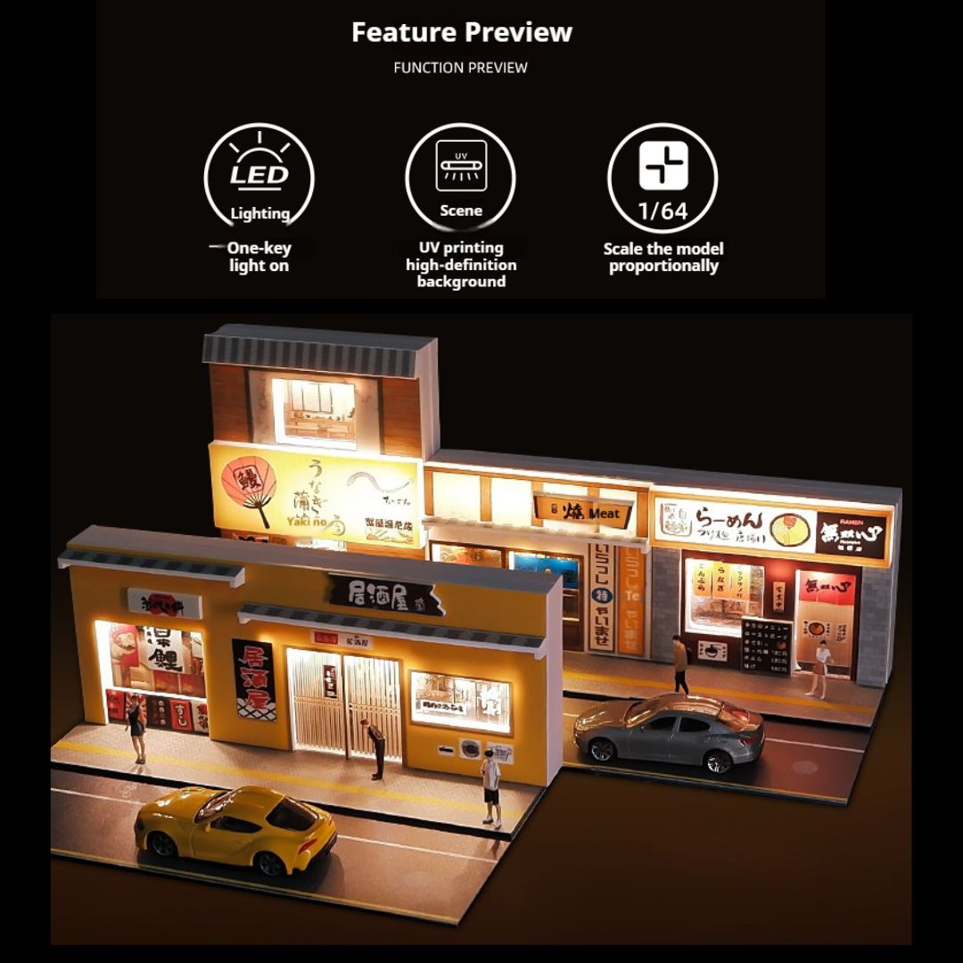1:64 Japanese Restaurant Lighting Scene