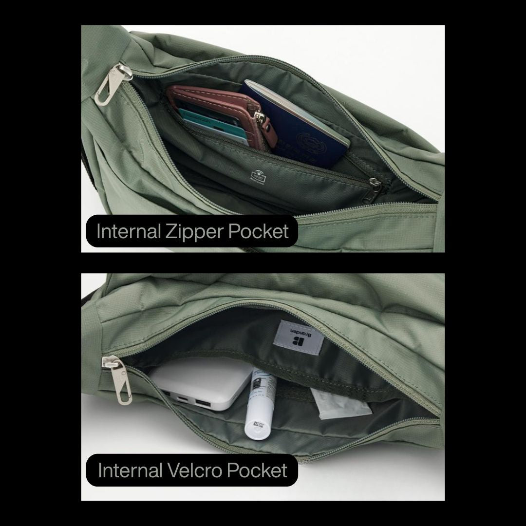 防水耐磨大容量斜跨背包