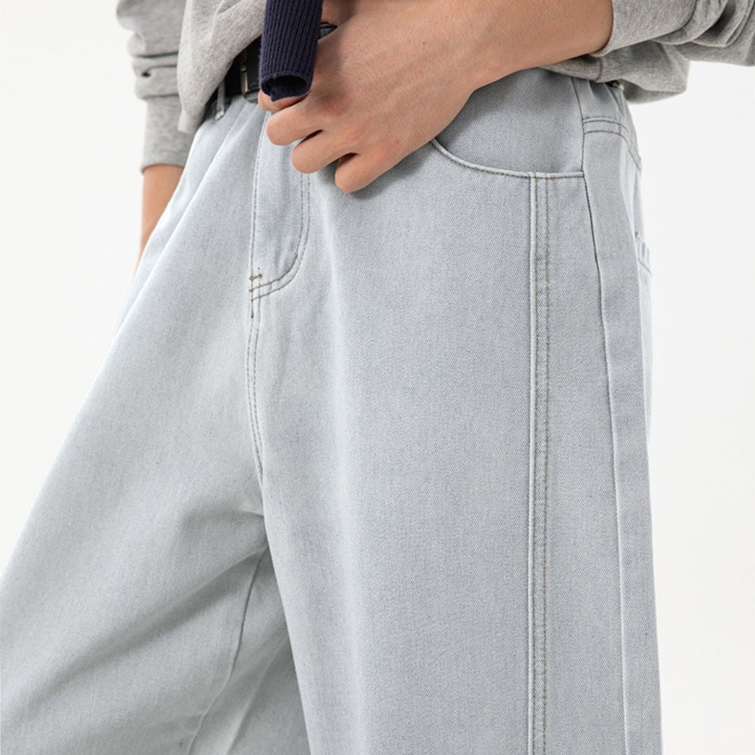 Vintage Washed Oversized Denim Jeans