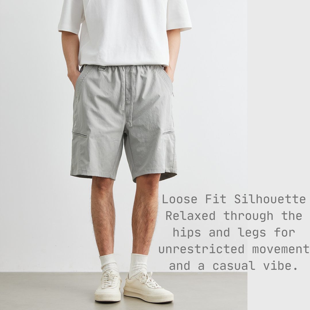 Men's Loose Drawstring Lightweight Pants