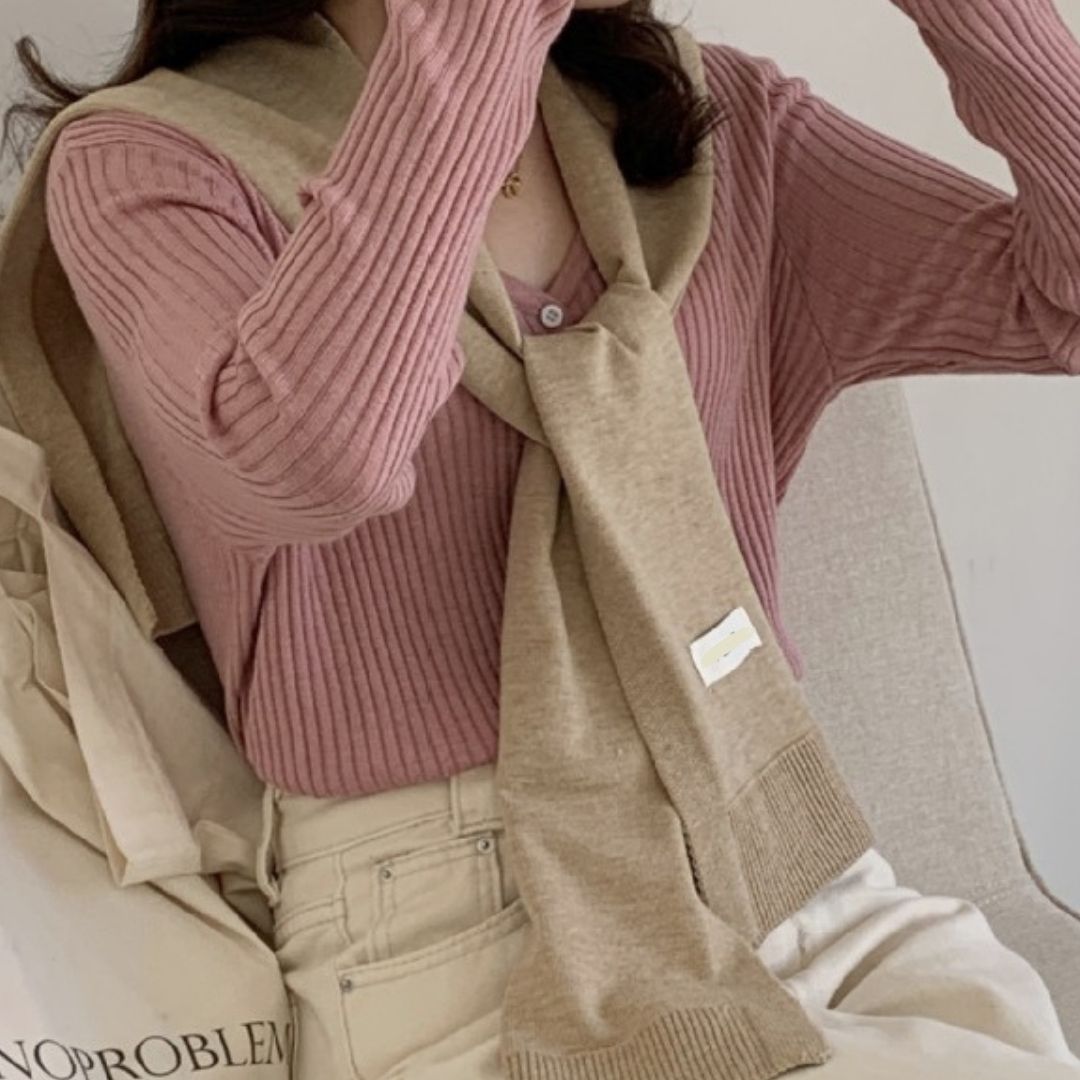 ファッショナブルなショルダースカーフ