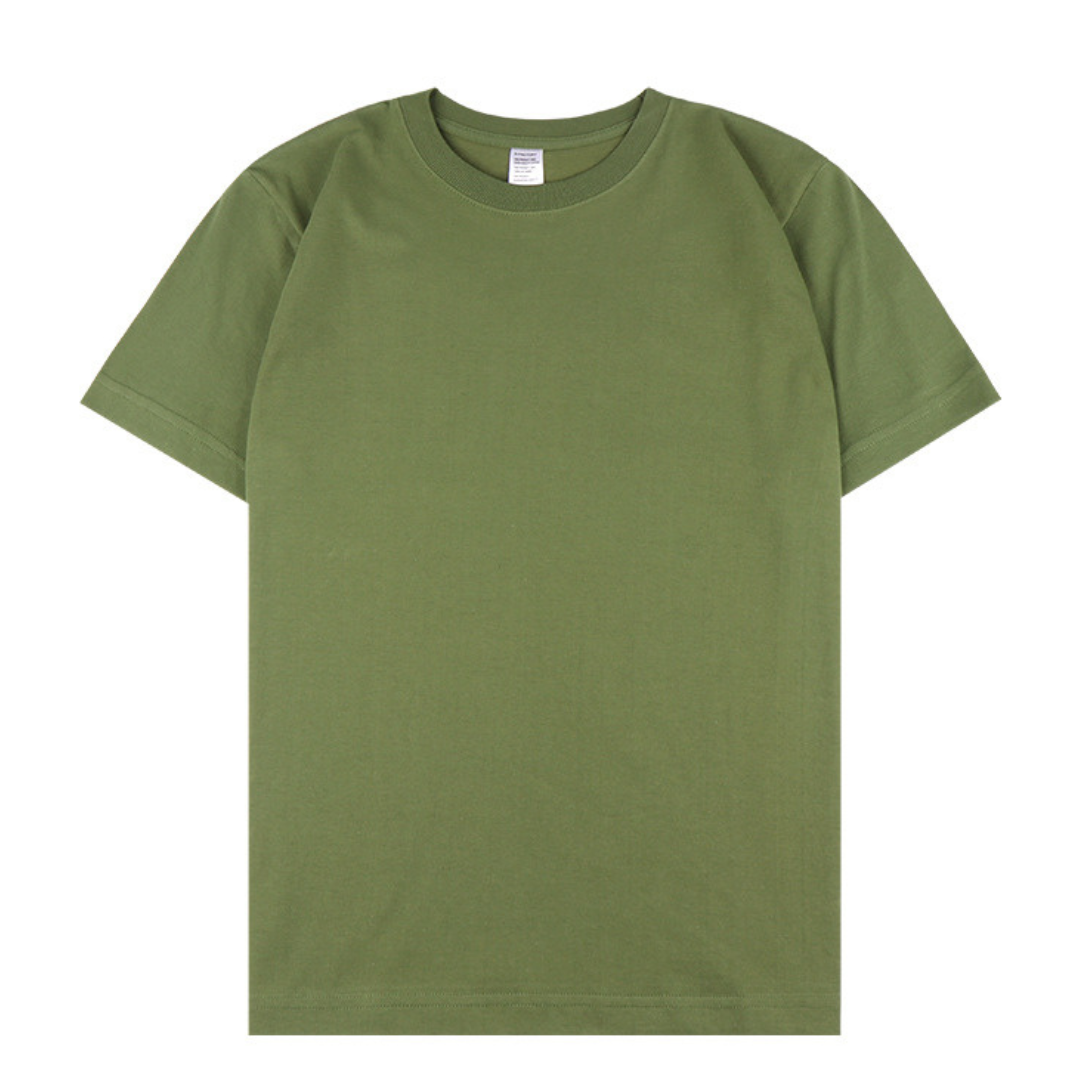 210g純色薄款純棉短袖T恤(2件起)