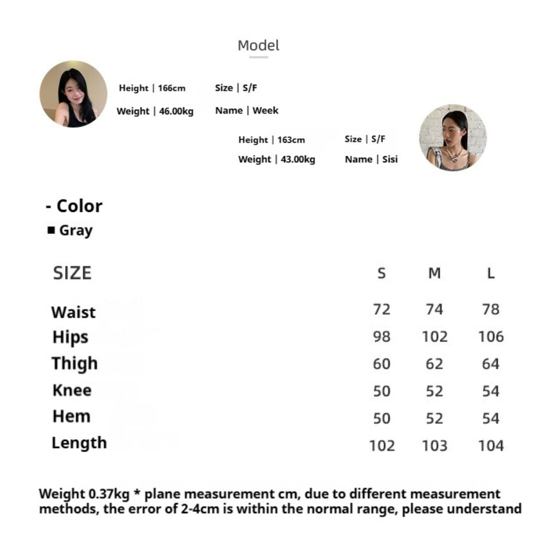 低腰皺褶喇叭西褲