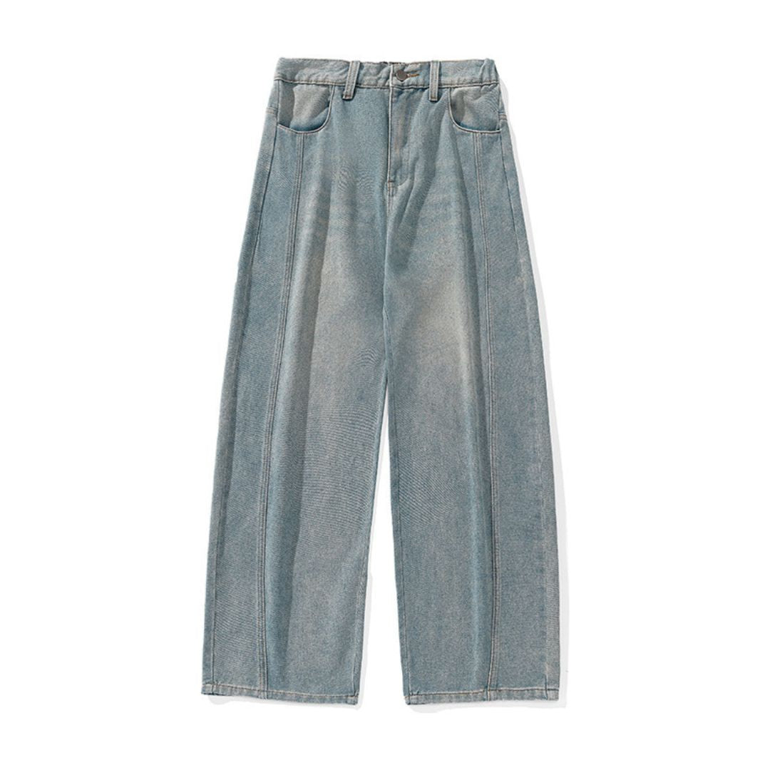 Vintage Washed Oversized Denim Jeans