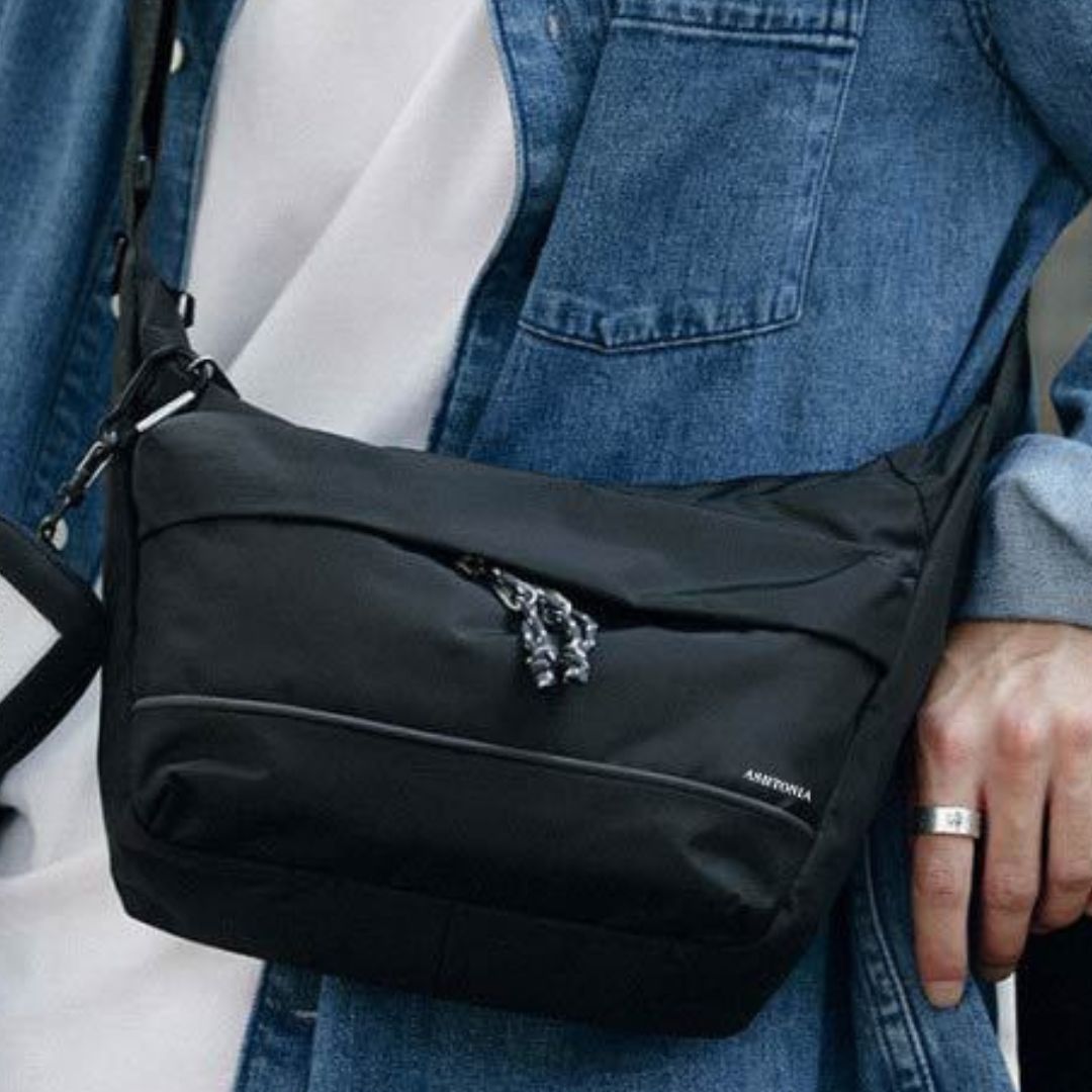 防水耐磨大容量斜跨背包