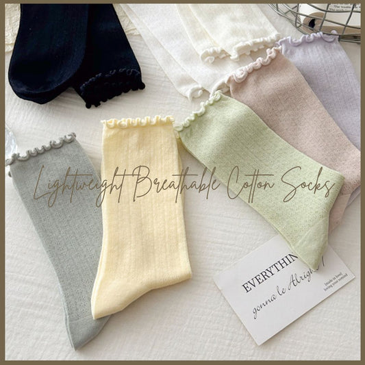 輕盈透氣棉襪(2對起)