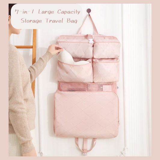 七合一大容量收納旅行袋