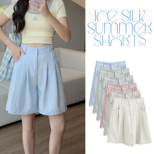 冰絲夏季五分短褲