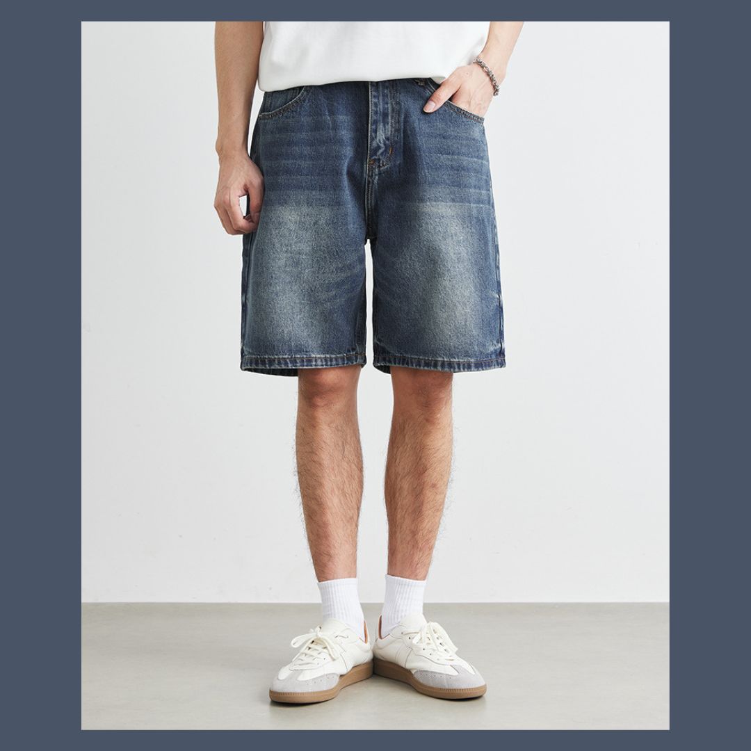 Men's Fashionable Lightweight Denim Shorts
