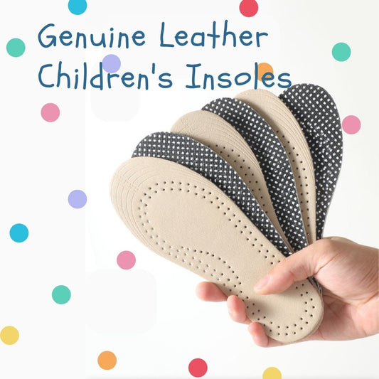 Genuine Leather Children's Insoles