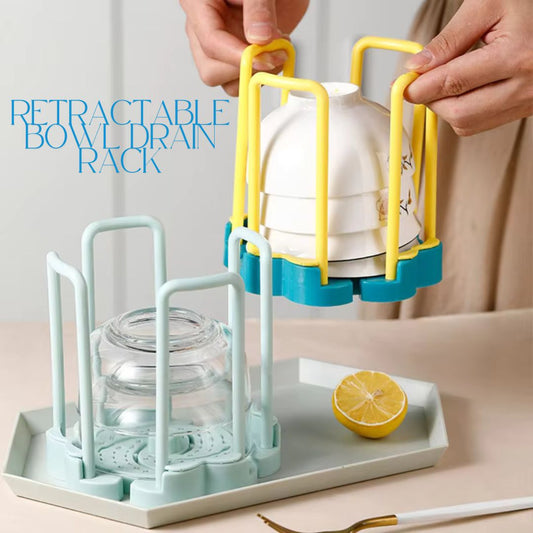 可伸縮瀝水碗架