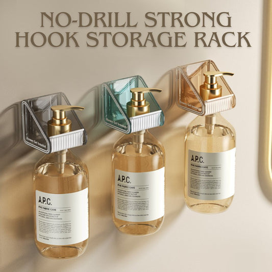 免打孔強力掛鉤置物架 (2件)