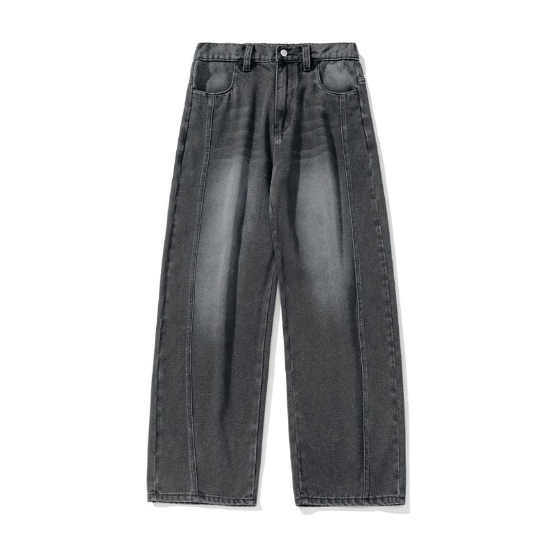 Vintage Washed Oversized Denim Jeans
