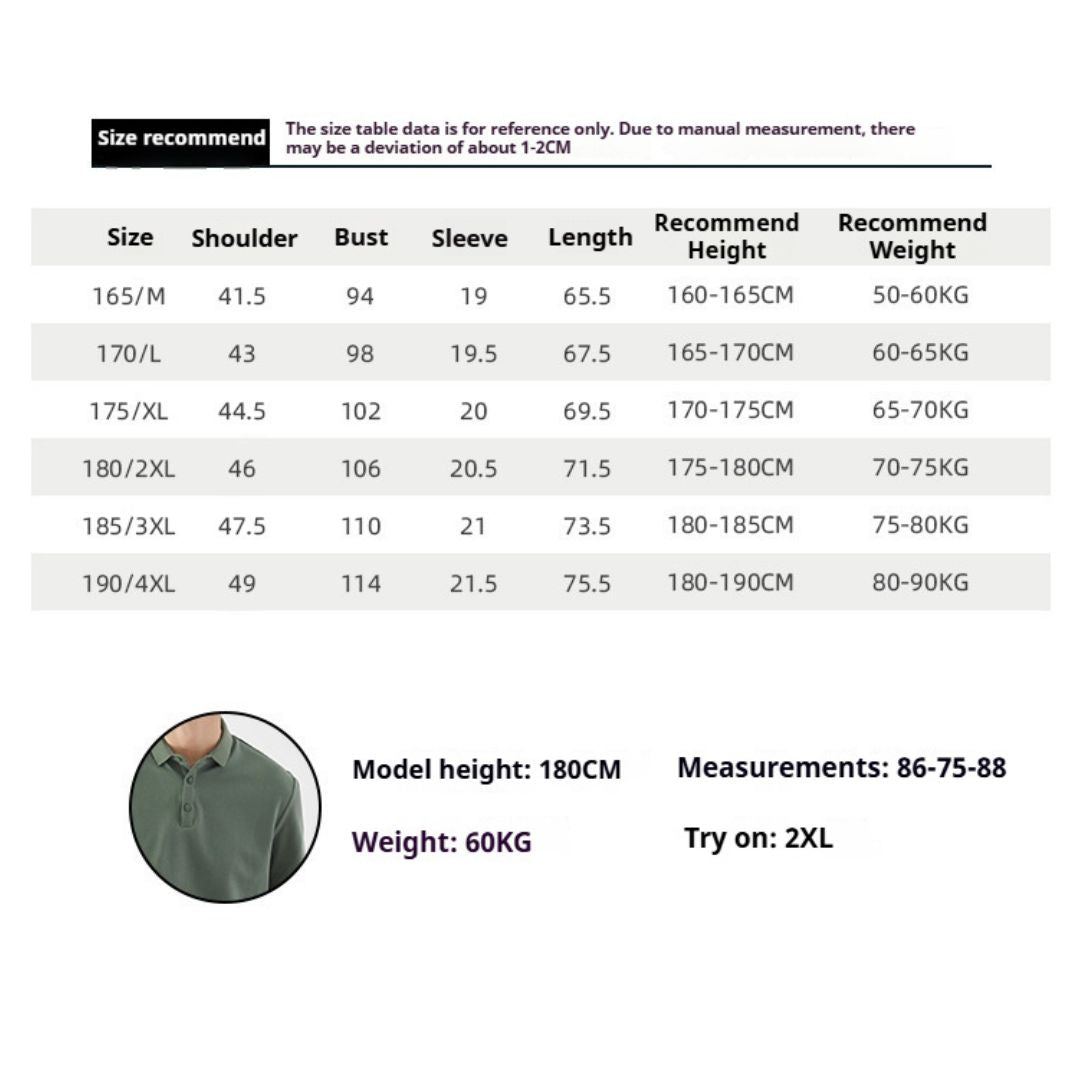 短袖純色翻領T恤