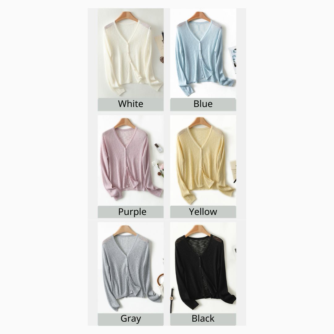 Air Conditioning Ice Silk Thin Jacket