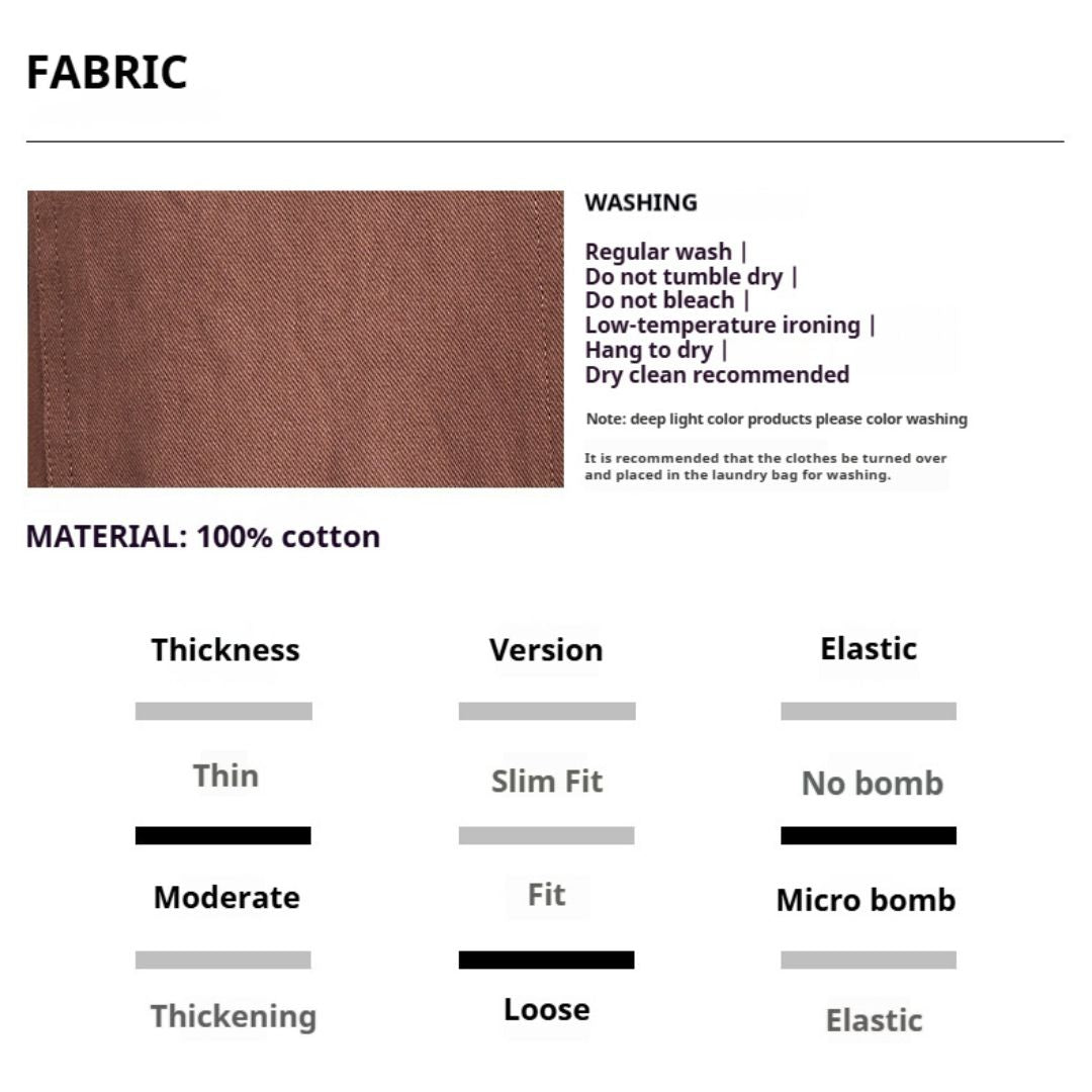純棉素色雙口袋恤衫