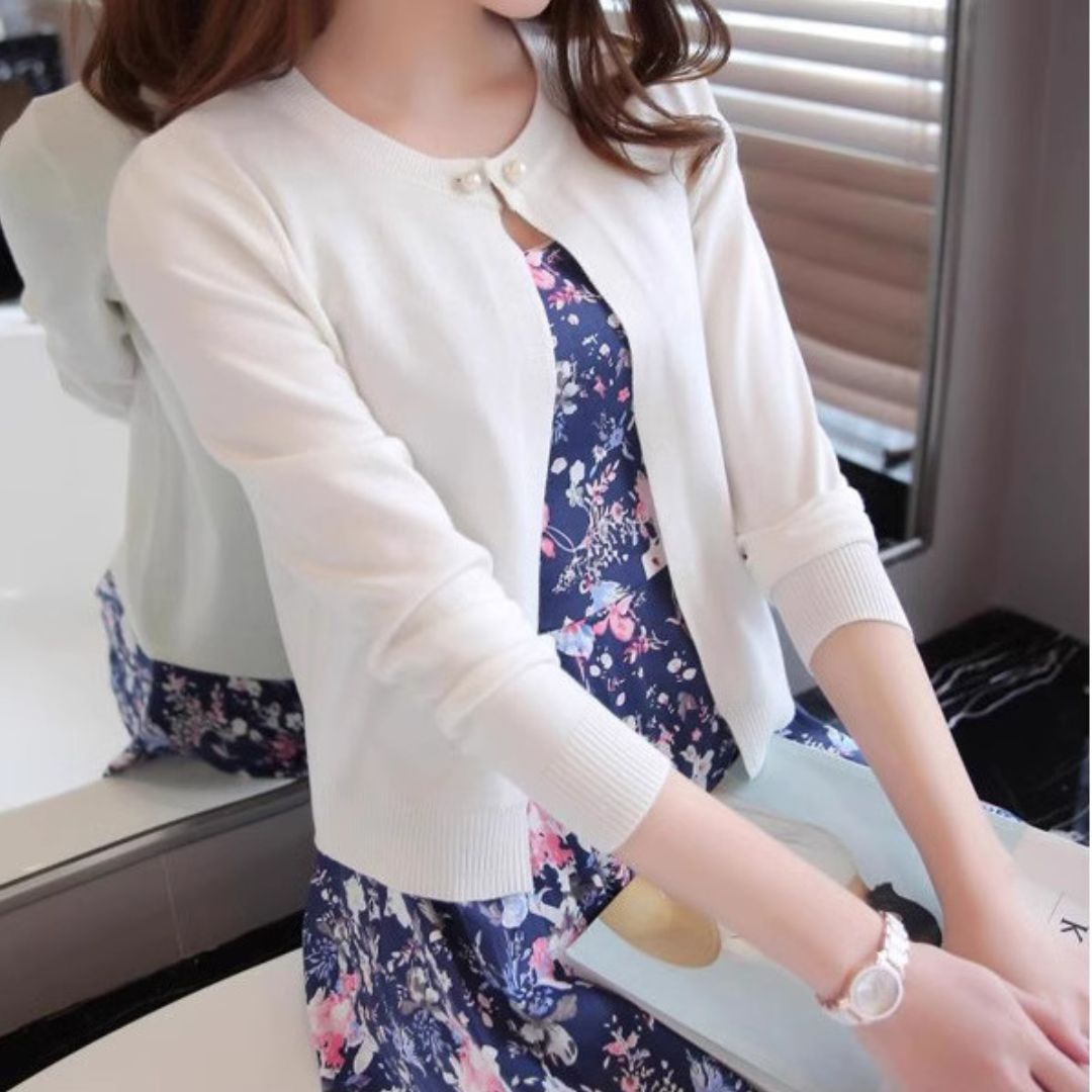 輕薄棉針織外套