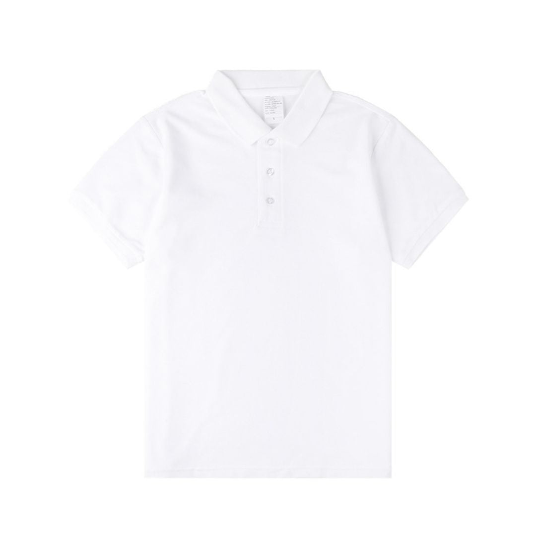 230g純綿素色POLO短袖T恤