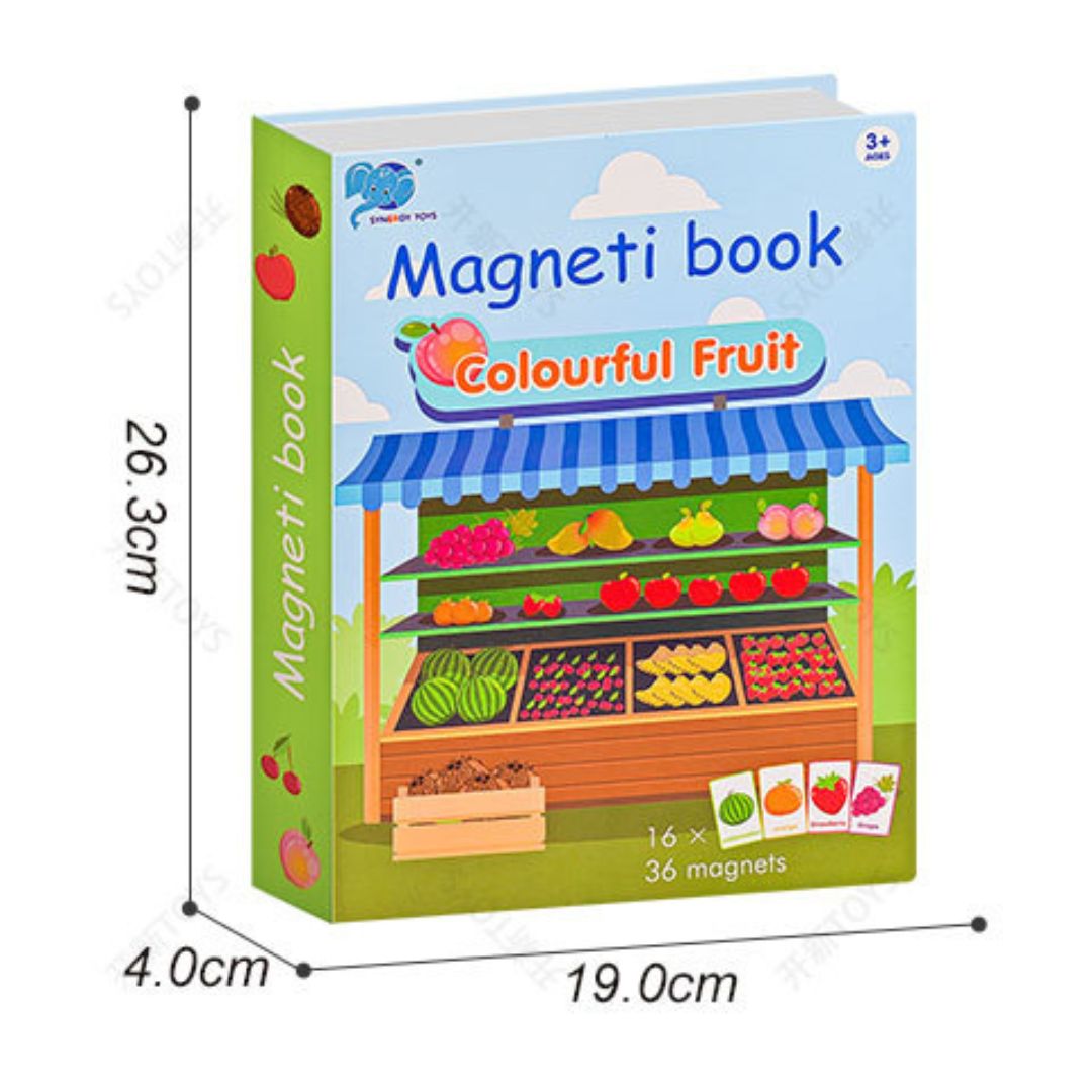 DIY Educational Magnetic Puzzle Book Toy