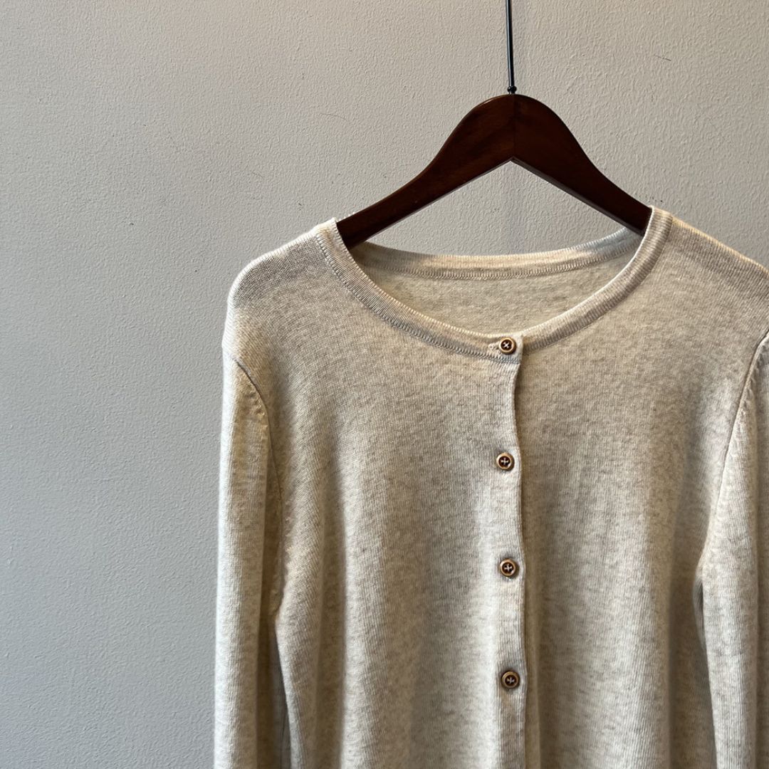 Women's Color-Block Striped Knit Round-Neck Jacket