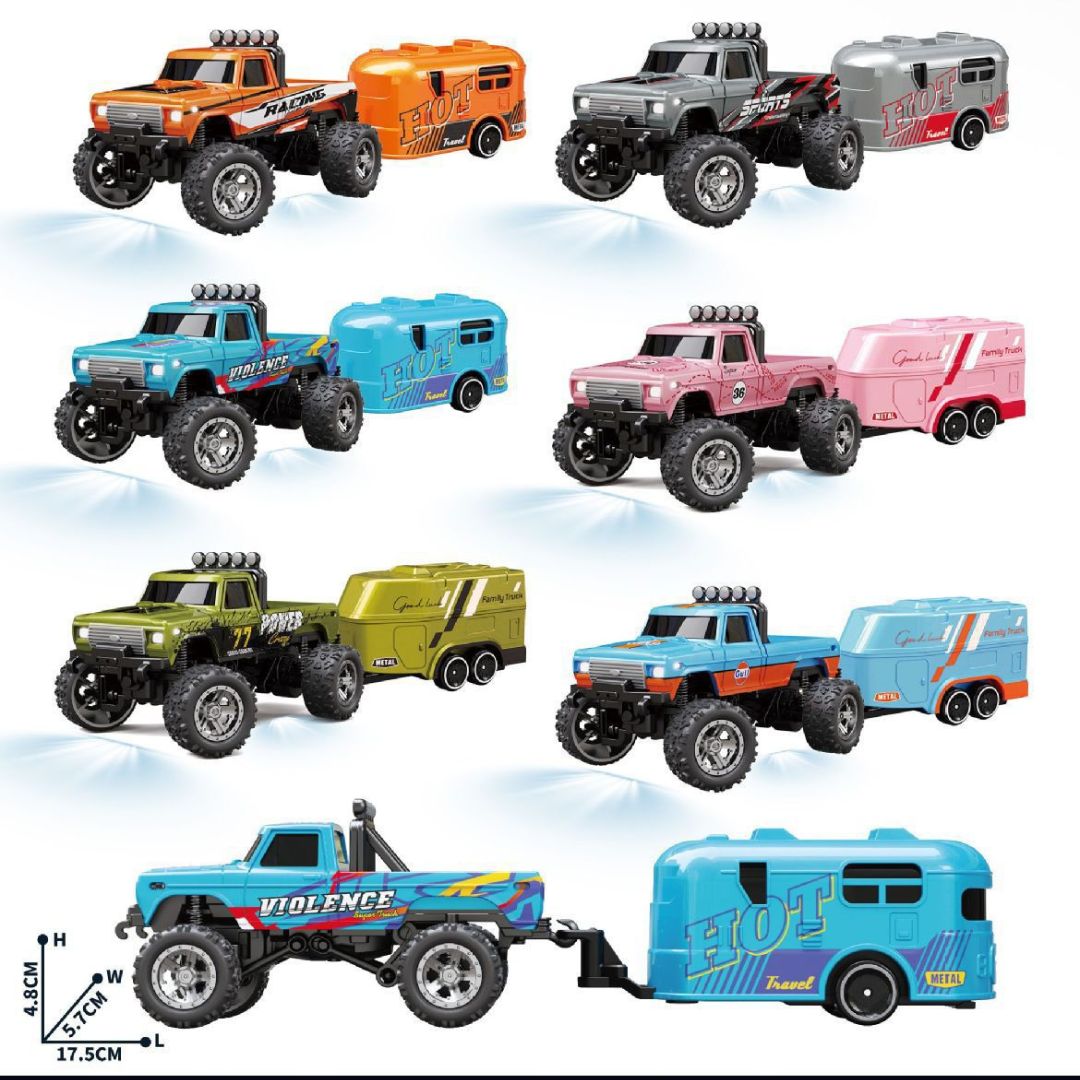 1:64 迷你遥控越野車附掛箱