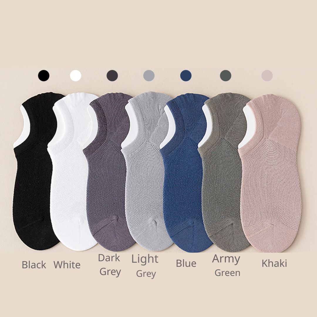 Seamless Lightweight Summer Men's Loafer Socks (Min.2 Pairs)