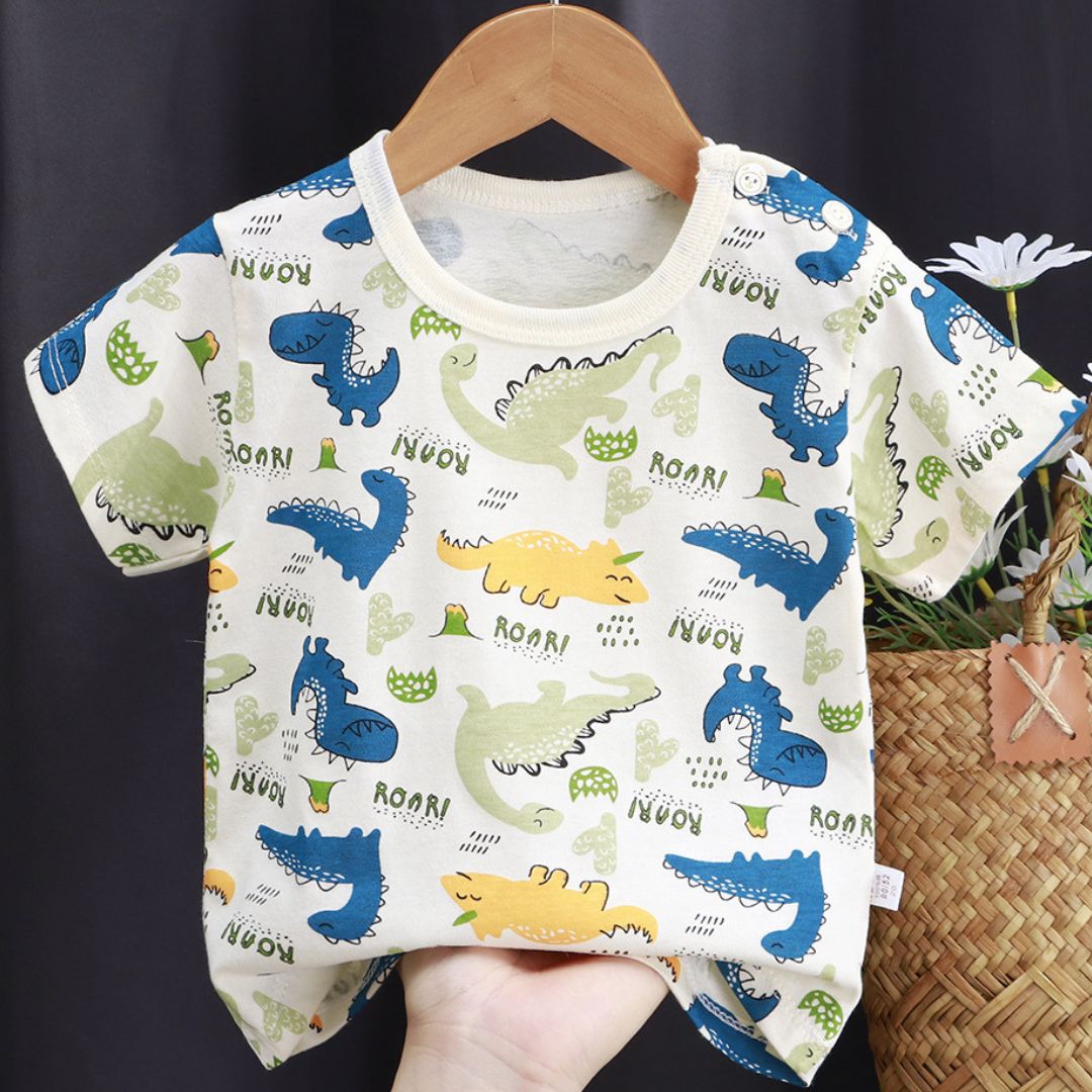 キッズ半袖コットンTシャツ(2枚以上)