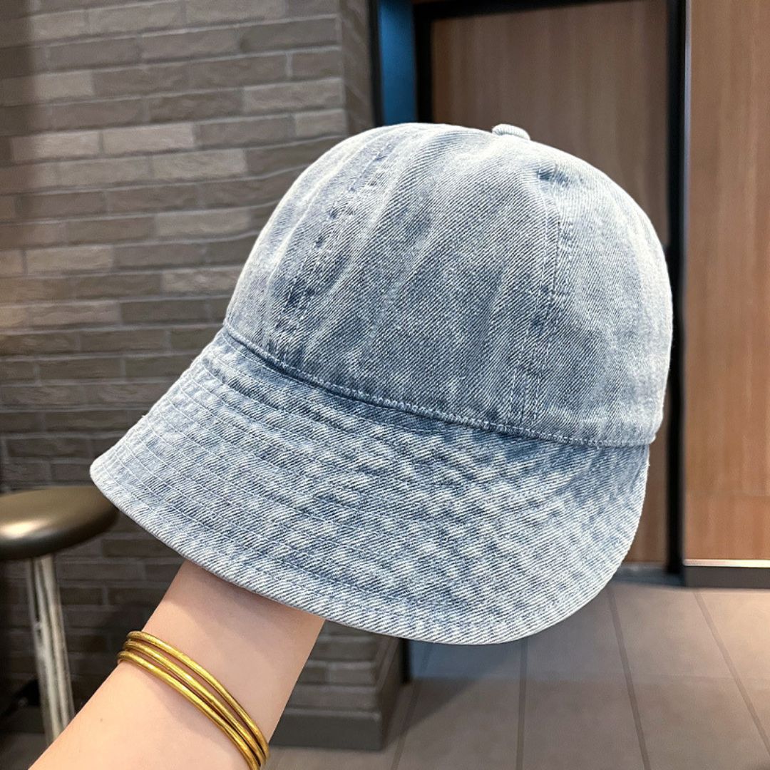 Vintage Washed Denim Cap