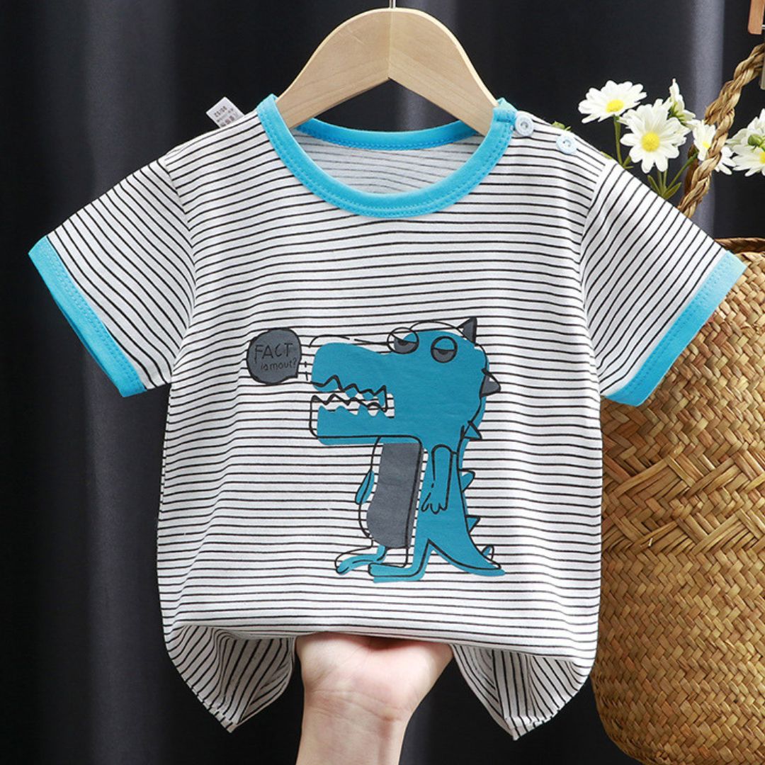 キッズ半袖コットンTシャツ(2枚以上)