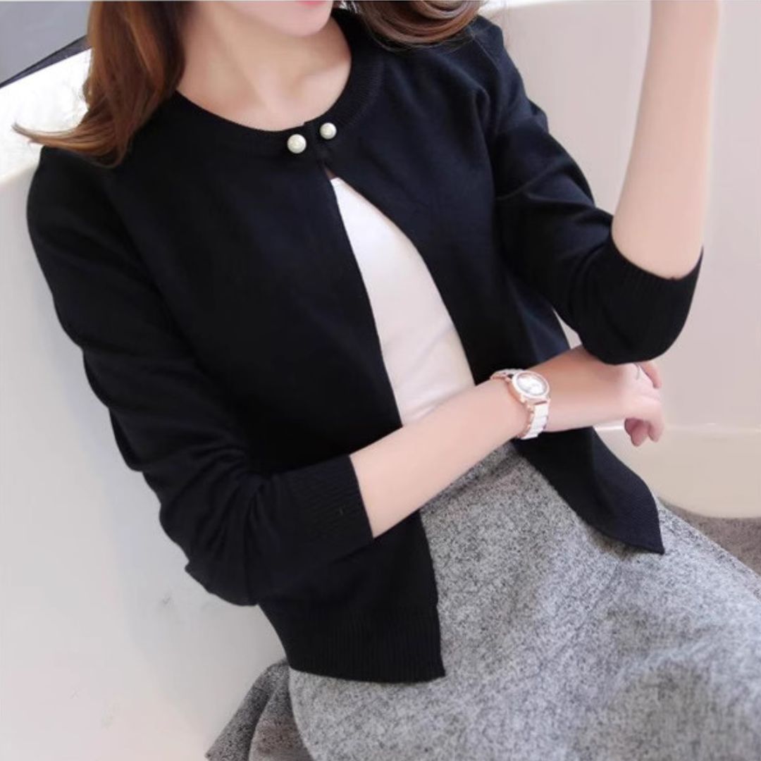 輕薄棉針織外套