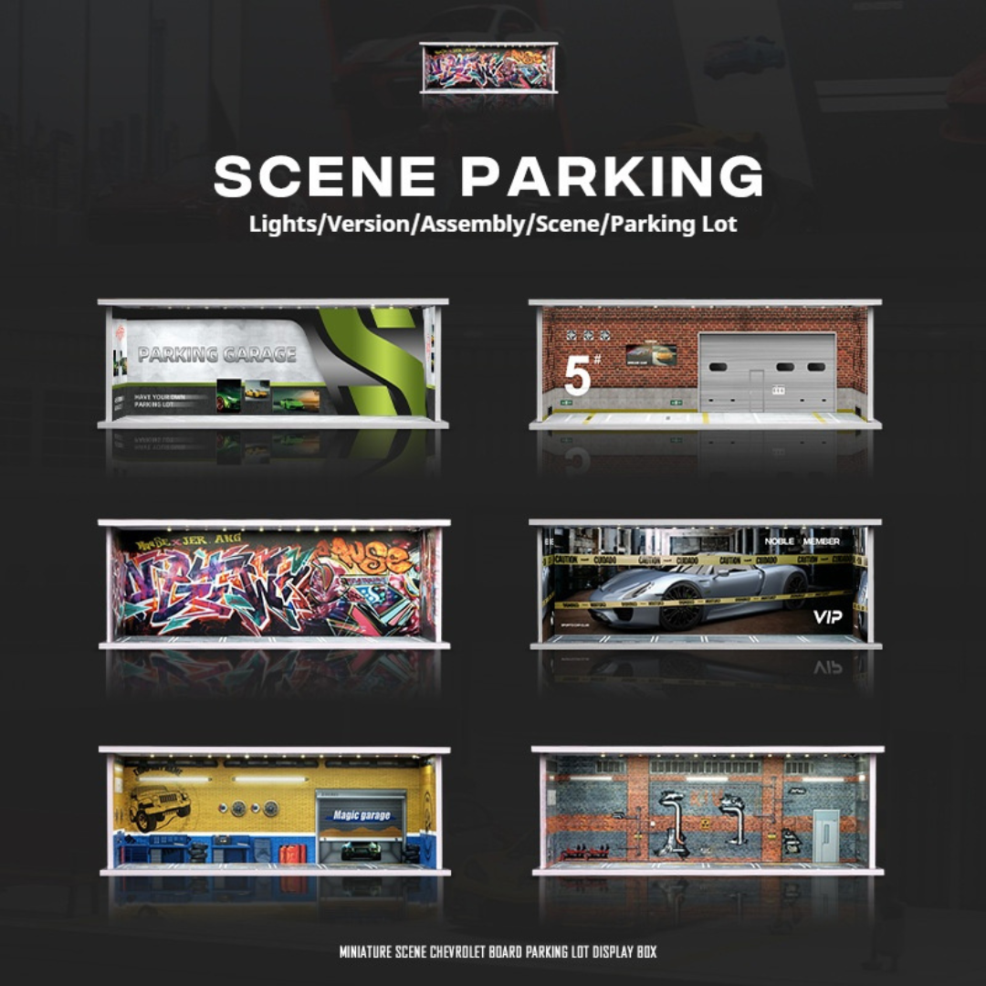 1:64 Parking Lot Lighting Scene Box
